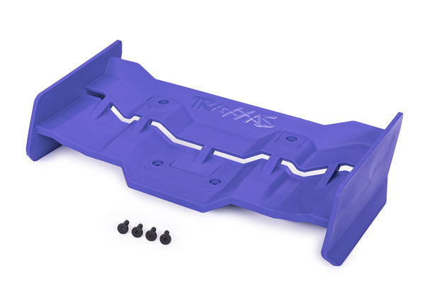 Traxxas 7821X Wing, Blue/ 4X12 Fcs (4)