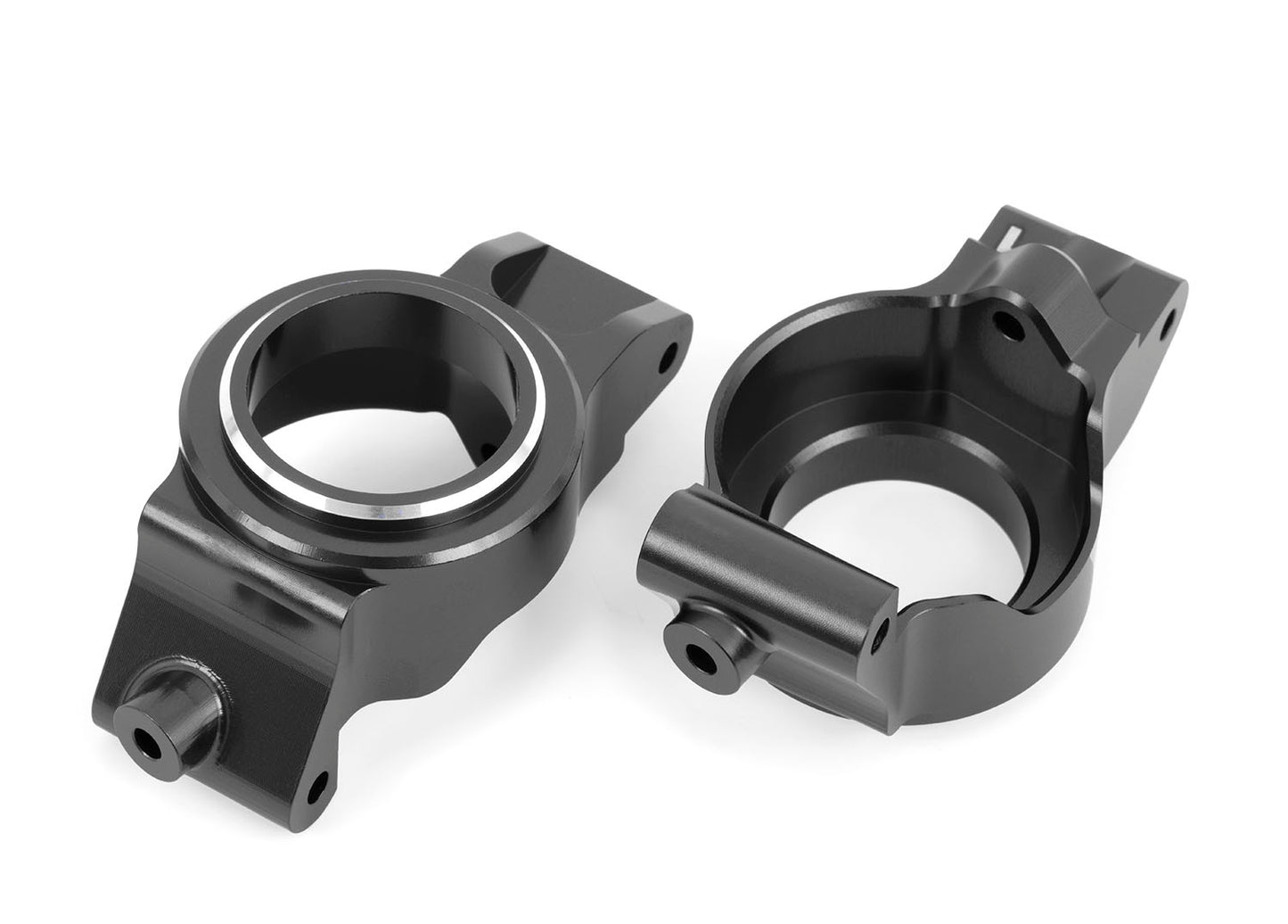 Traxxas 7832-Gray Caster Blocks Alum Gray