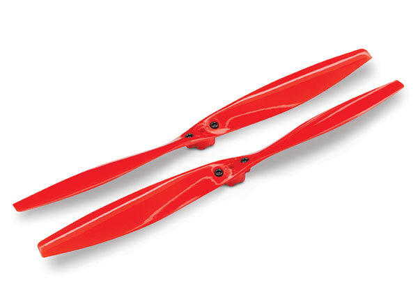 Traxxas 7928 Rotor Blade Set Red (2)