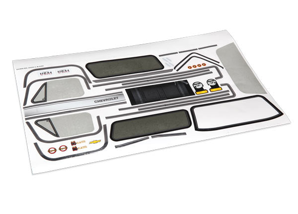 Traxxas 8131 Decal Sheet Chevy Blazer 1979