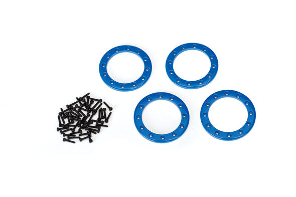 Traxxas 8169X Beadlock Ring 1.9 Blue Alum