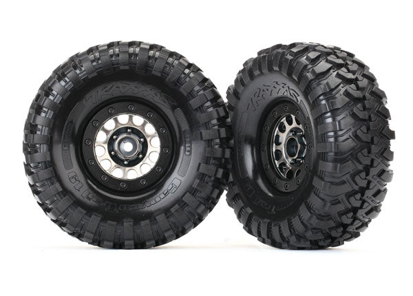 Traxxas 8174 T&W Method 105 Blk,Chrm/Canyon