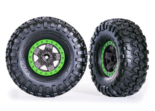 Traxxas 8181-Grn T&W Sprt 2.2Whl Grn Bl/Canyon Trl