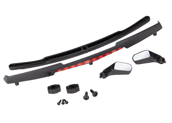 Traxxas 8388 Mirrors Side Retainers Blk (2)