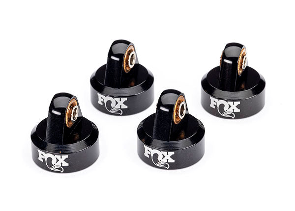 Traxxas 8456 Shock Cap Aluminum Fox Black