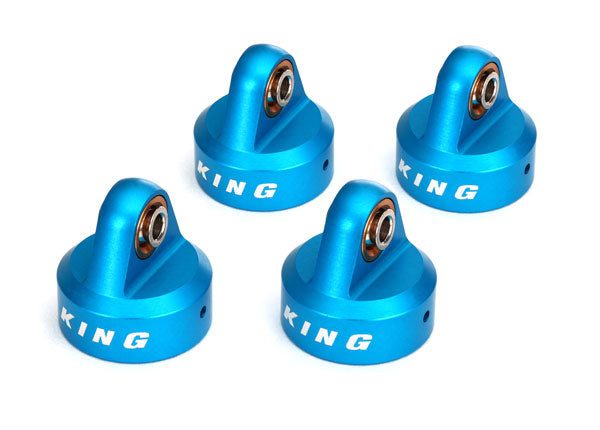 Traxxas 8457 Shock Cap Aluminum King Blue