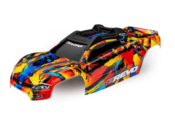 Traxxas 8612 Body E-Revo Solar Flare