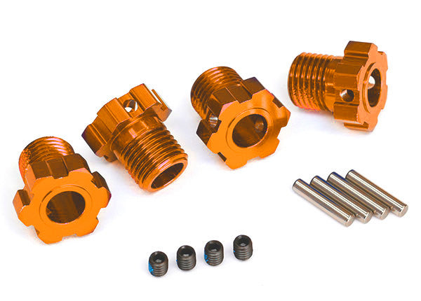 Traxxas 8654A Wheel Hubs 17Mm Splined Orange