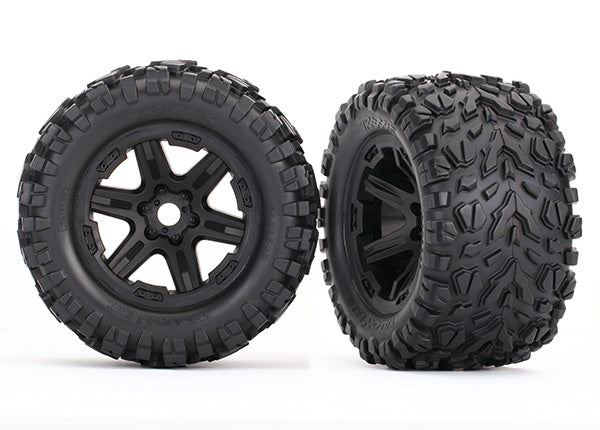 Traxxas 8672 T&W Blk/Talon Ext 17Mm Tsm Tir
