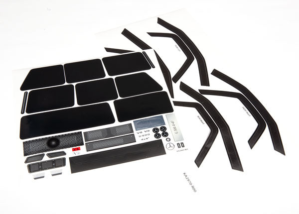 Traxxas 8812 Decals, Mercedes G500