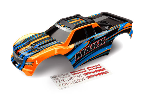 Traxxas 8911T Body Maxx Orange W/Decals