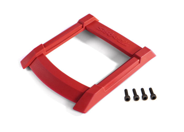 Traxxas 8917R Skid Plate Roof Body Red Maxx