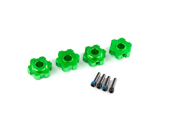 Traxxas 8956G Wheel Hub Hex Alum Green