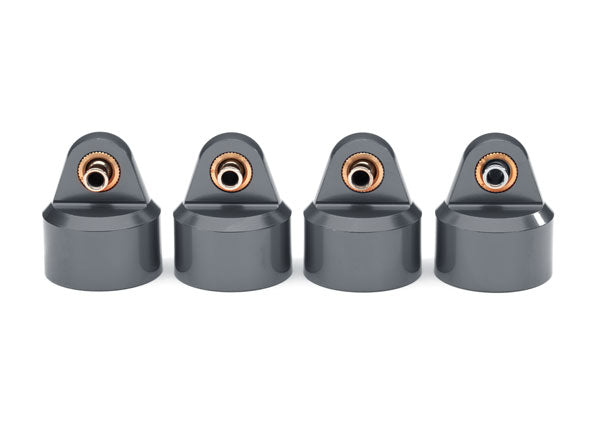 Traxxas 8964-Gray Shock Cap Alum Gt-Maxx Gray