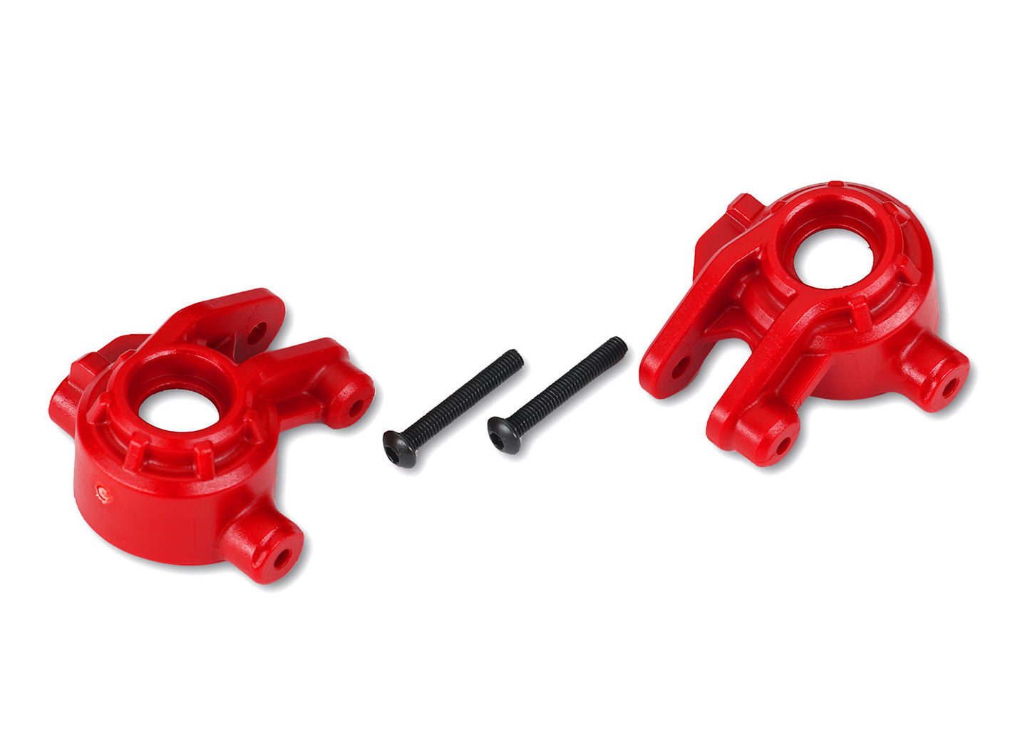 Traxxas 9037R Steering Blocks Red L&R