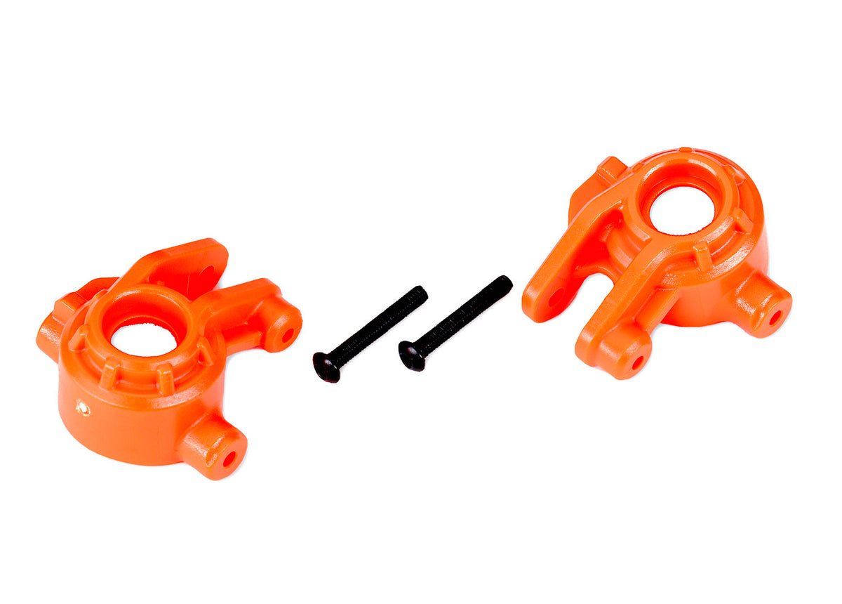 Traxxas 9037T Steering Blocks Orange L&R