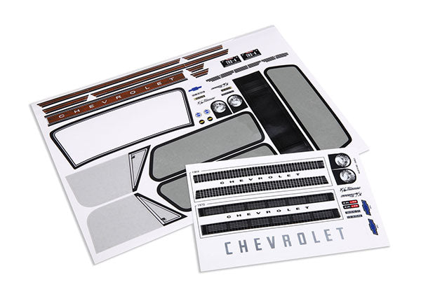 Traxxas 9113 Decal Sheet, 69-72 Blazer