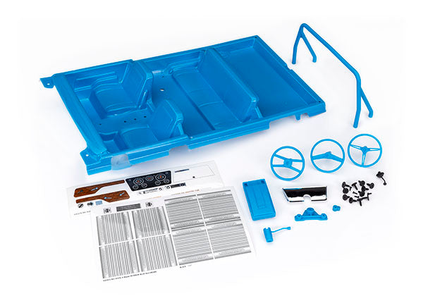 Traxxas 9114-Blue Interior 69-72 Blazer Blue