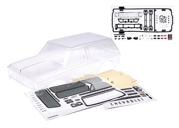 Traxxas 9131 Body Chevrolet 69 Blazer Cmplt Clear