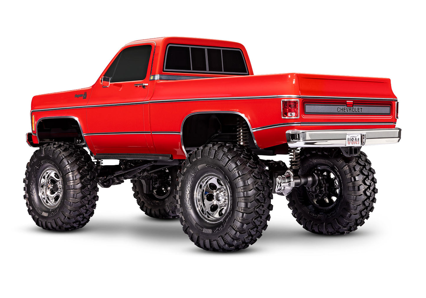 Traxxas 92056-4-Red Trx-4 High Trail 79 K10 Truck