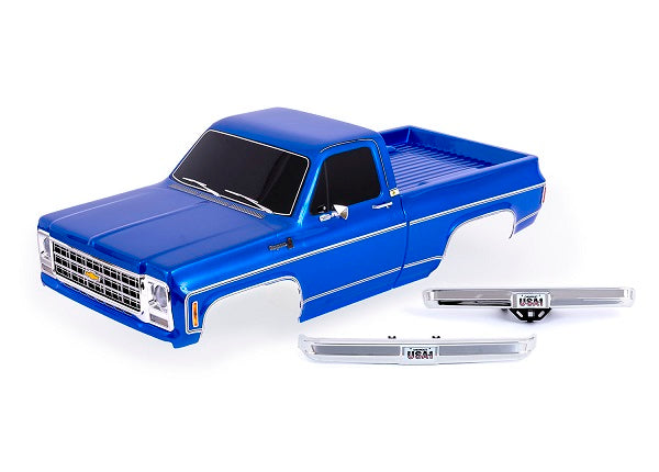 Traxxas 9212-Blue Body 79 K10 Truck Complete Blue