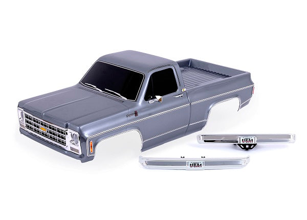 Traxxas 9212-Slvr Body 79 K10 Truck Complete Slvr