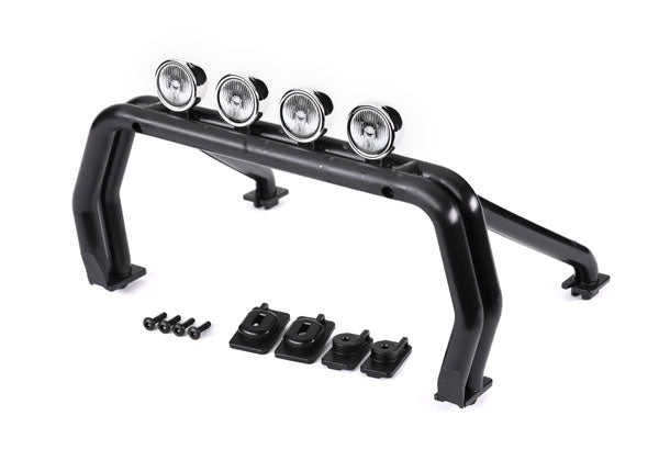 Traxxas 9262R Roll Bar Assm (Blk)/Mounts (L&R)