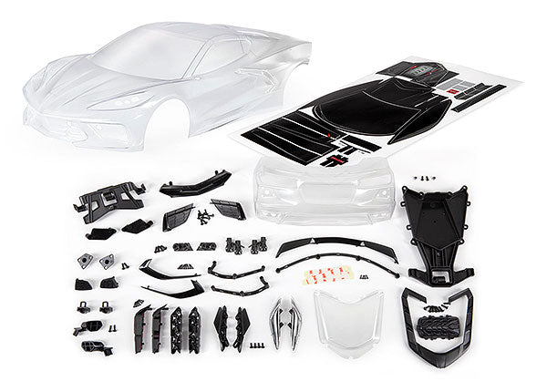 Traxxas 9311 Body Corvette 2020 Clear