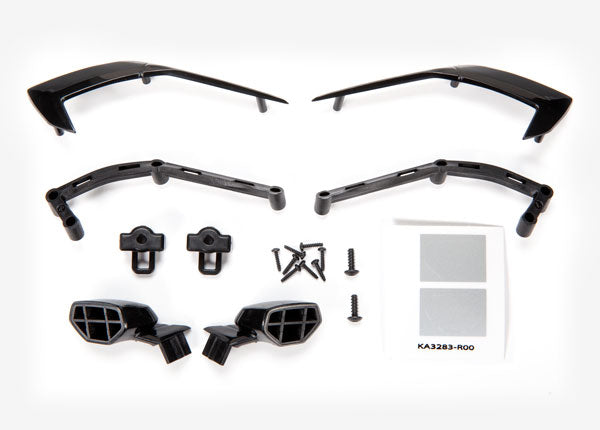 Traxxas 9317 Mirrors, Side Trim