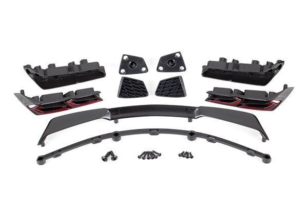 Traxxas 9319 Tail Lights Wing Vent Mounts