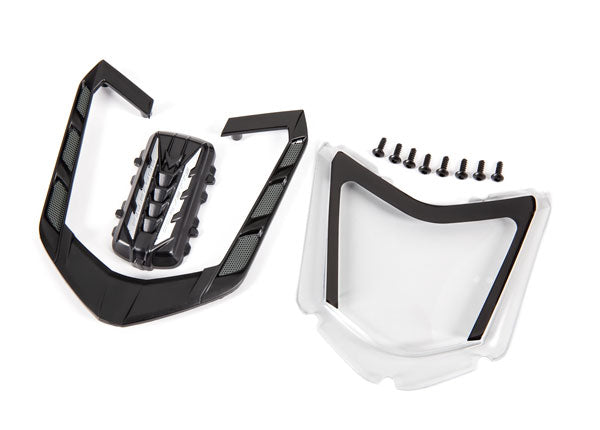 Traxxas 9321 Engine Bay & Mount, Rear Window