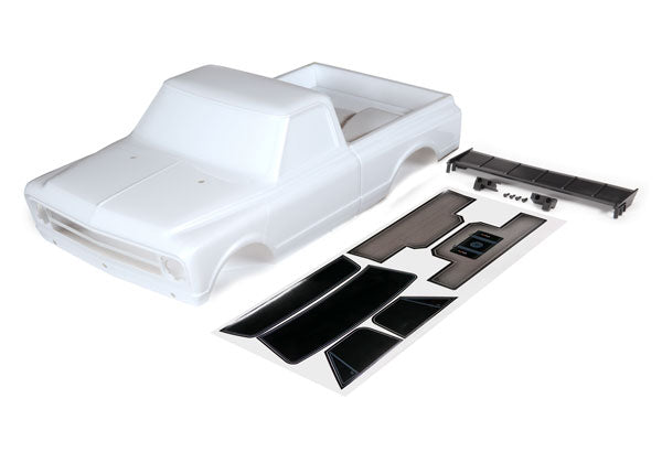 Traxxas 9411T Body C10 White Includes Wing And Decals
