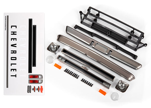 Traxxas 9415A Body Accessories C10 Satin Black Chrome