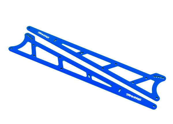 Traxxas 9462X Side Plates Wheelie Bar Blue