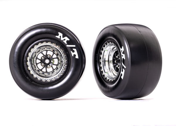 Traxxas 9476R T&W Weld Chrme Blk/Sticky Rear
