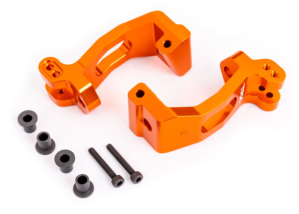 Traxxas 9532T Caster Blocks Alum Orange L/R