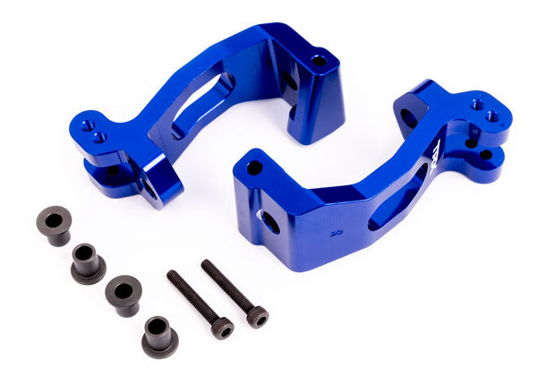 Traxxas 9532X Caster Blocks Alum Blue L/R