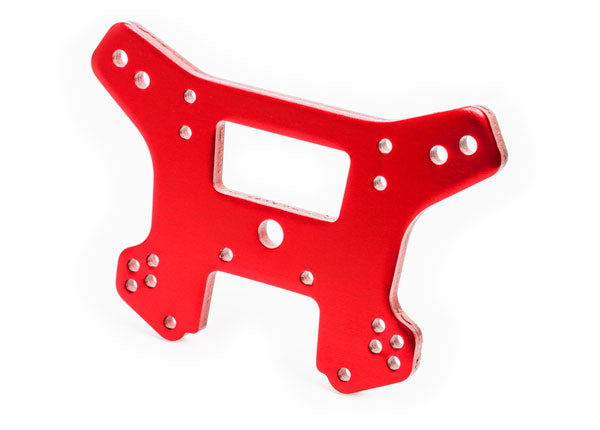 Traxxas 9539R Shock Tower Front Alum Red
