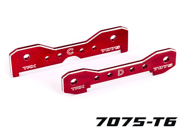 Traxxas 9630R Bulkhead Tie Bars Rear Red