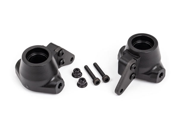 Traxxas 9637A Steering Blocks L//R Alum Dark
