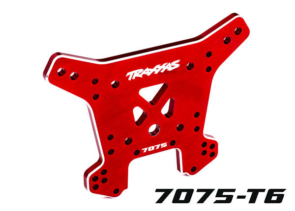 Traxxas 9638R Shock Tower Rear Aluminum Red