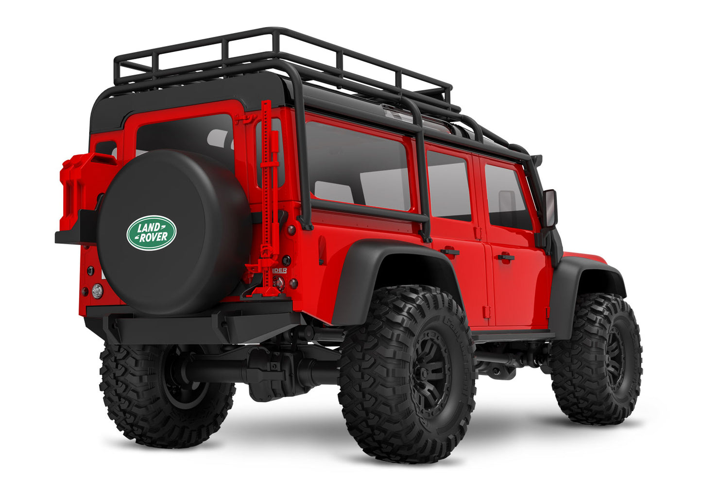 Traxxas 97054-1-Red 1/18 Scale Defender