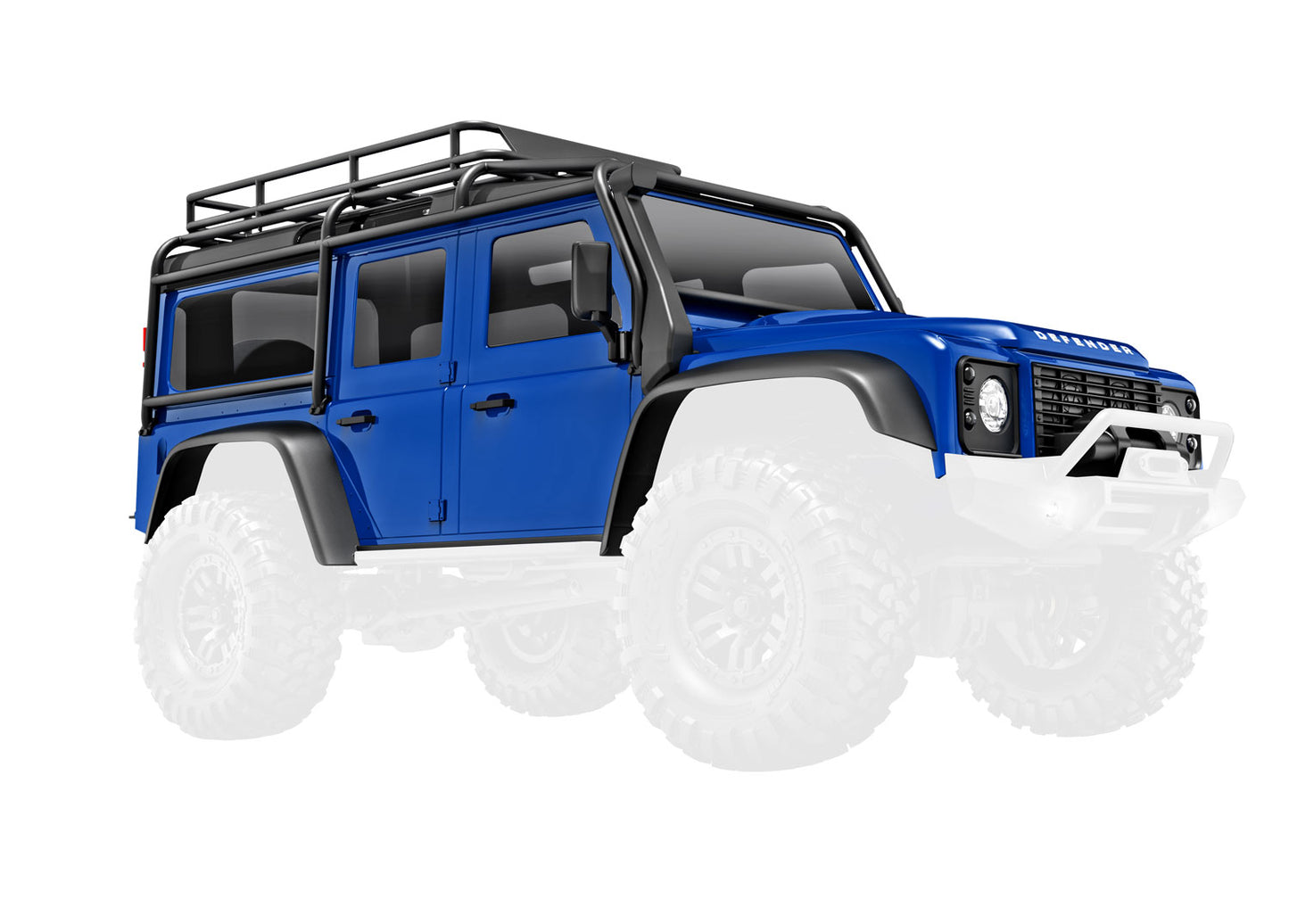 Traxxas 9712-Blue Body Trx-4M Defender Blue