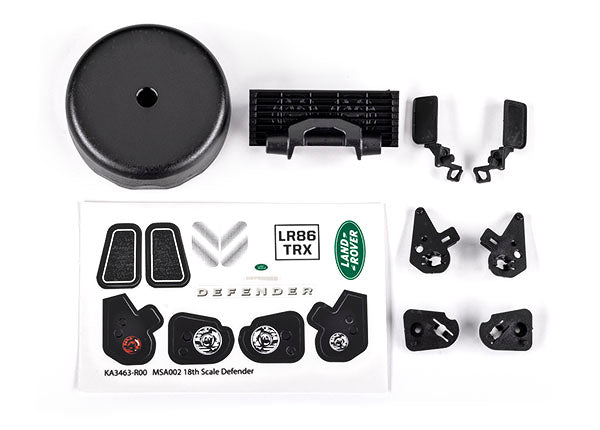 Traxxas 9720 Grille/Side Mirrors/Light Ret