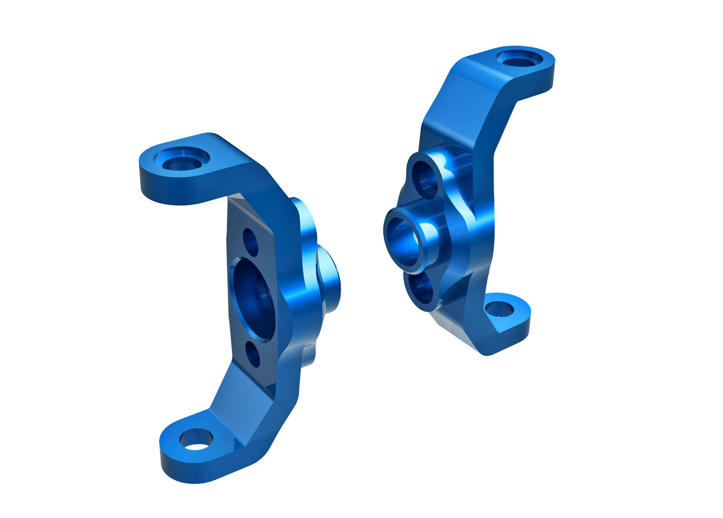 Traxxas 9733-Blue Caster Blocks (L&R) Blue