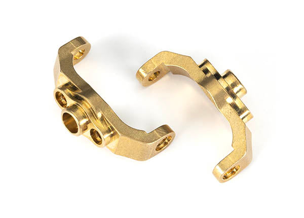 Traxxas 9733 Caster Blocks, Brass (L&R)