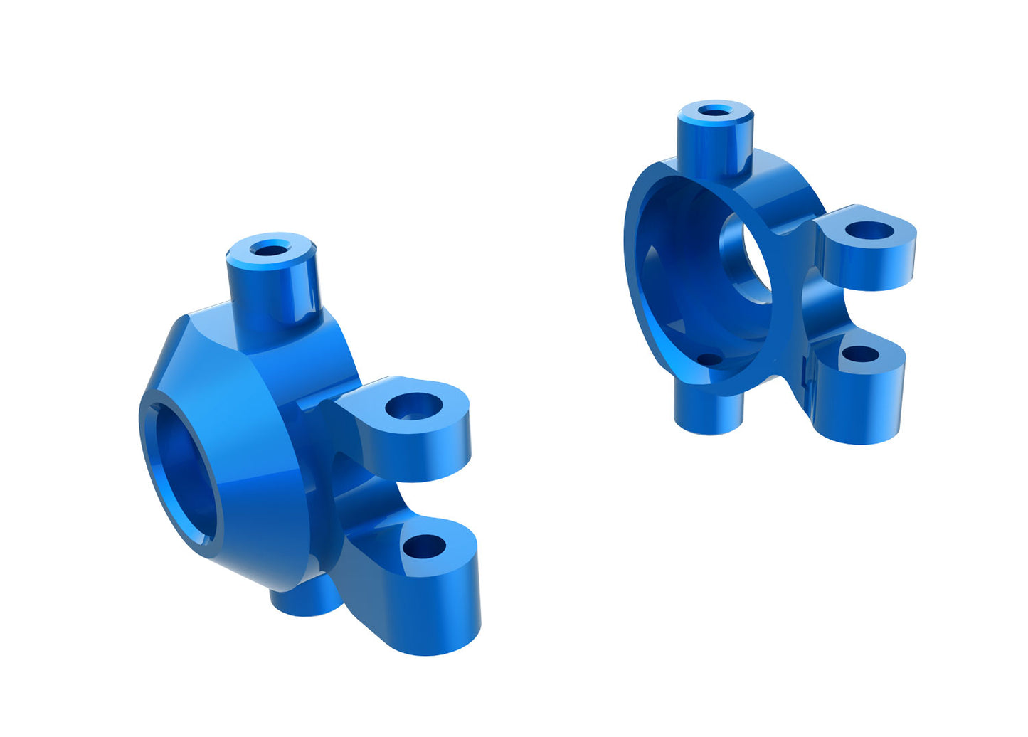 Traxxas 9737-Blue Steering Blocks (L&R) Blue