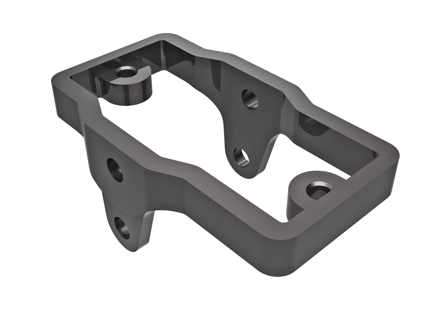 Traxxas 9739-Gray Servo Mount Dark Titanium