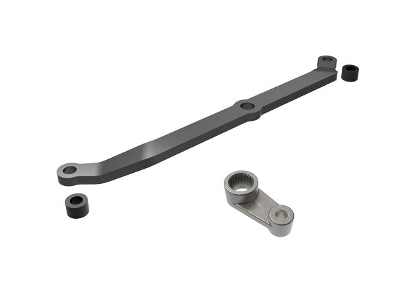 Traxxas 9748-Gray Steerng Lnk Alum Drk Titan