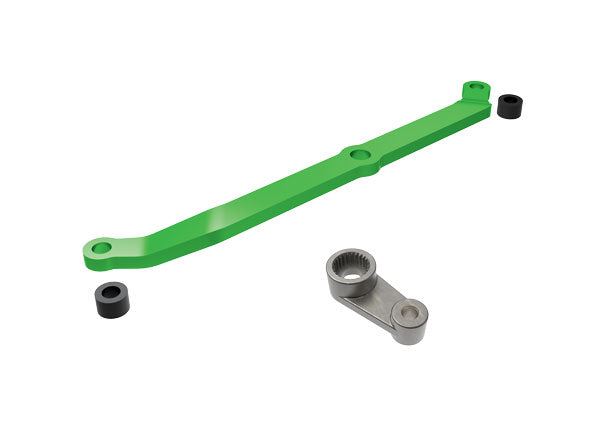 Traxxas 9748-Grn Steerng Lnk Alum Grn/Servo Hrn